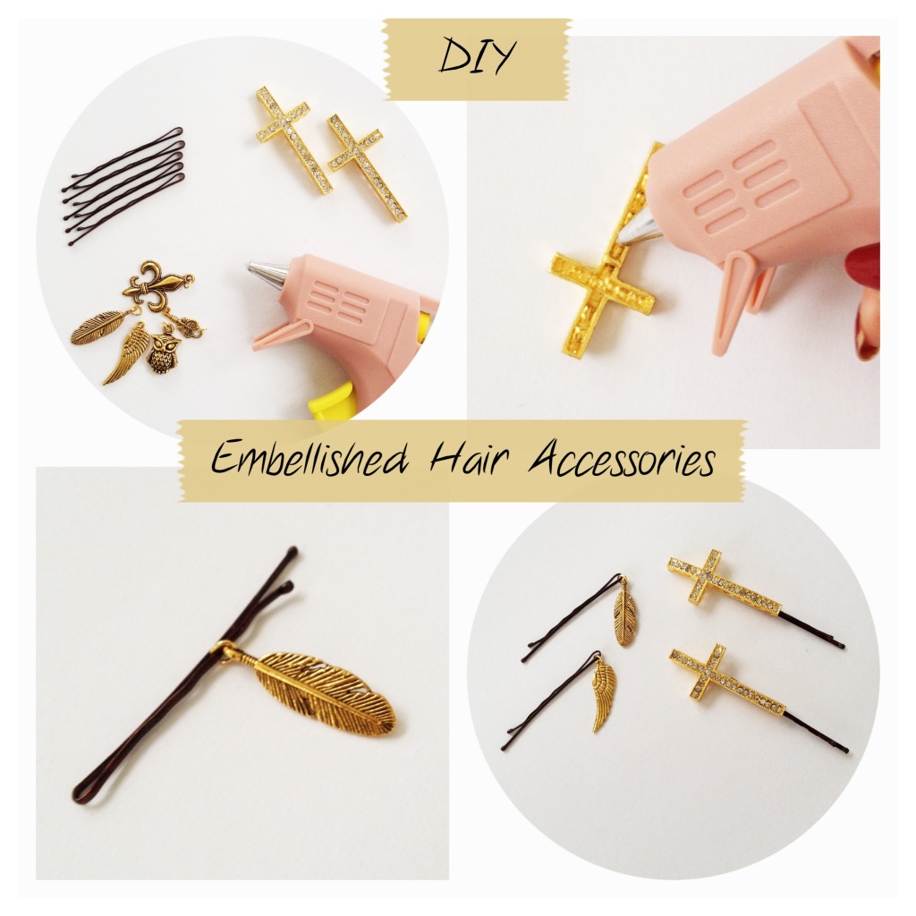 DIY: Embellished Hair Pins